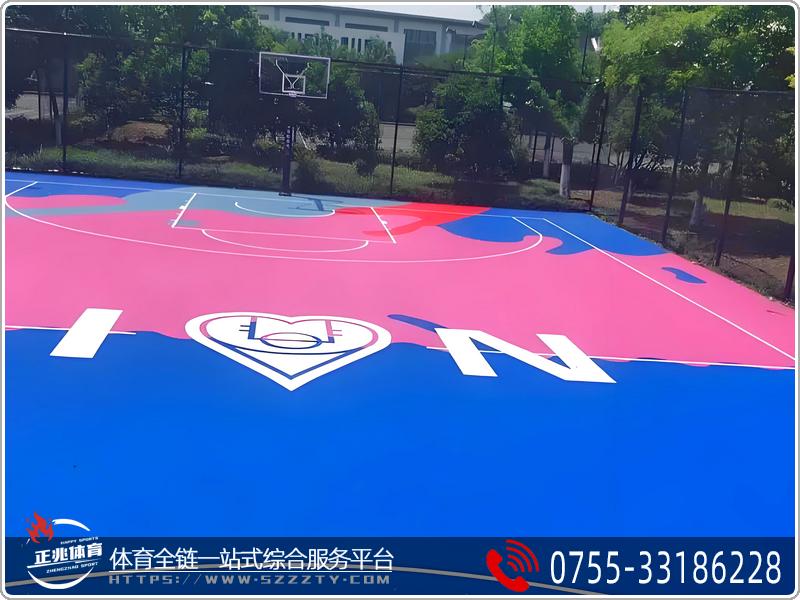 南山幼兒園塑膠籃球場項目價格多少錢